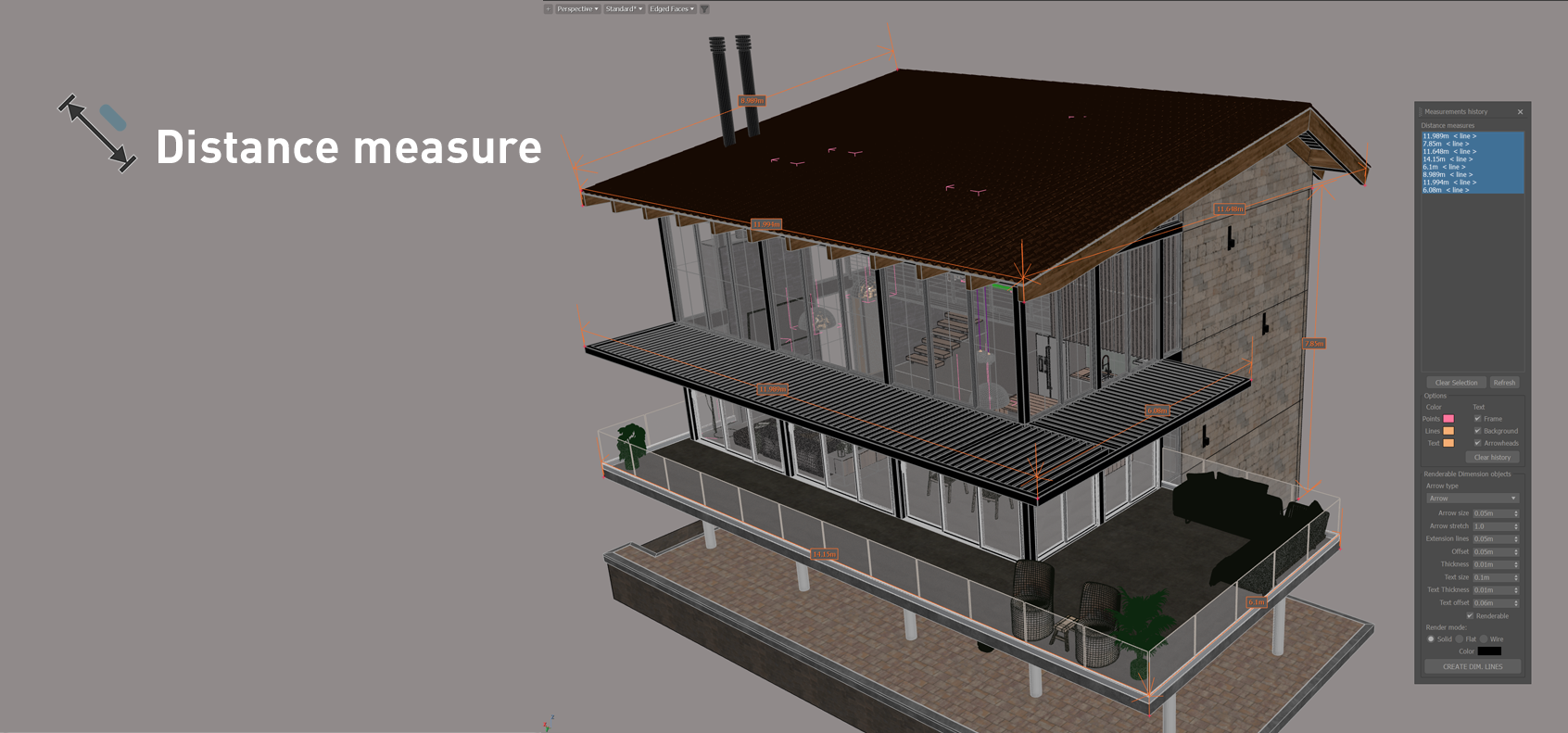 DesignToolBox measurement tools in Autodesk 3ds Max