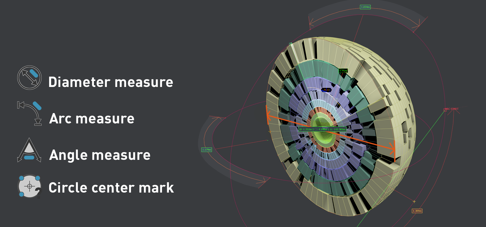 DesignToolBox measurement tools in Autodesk 3ds Max